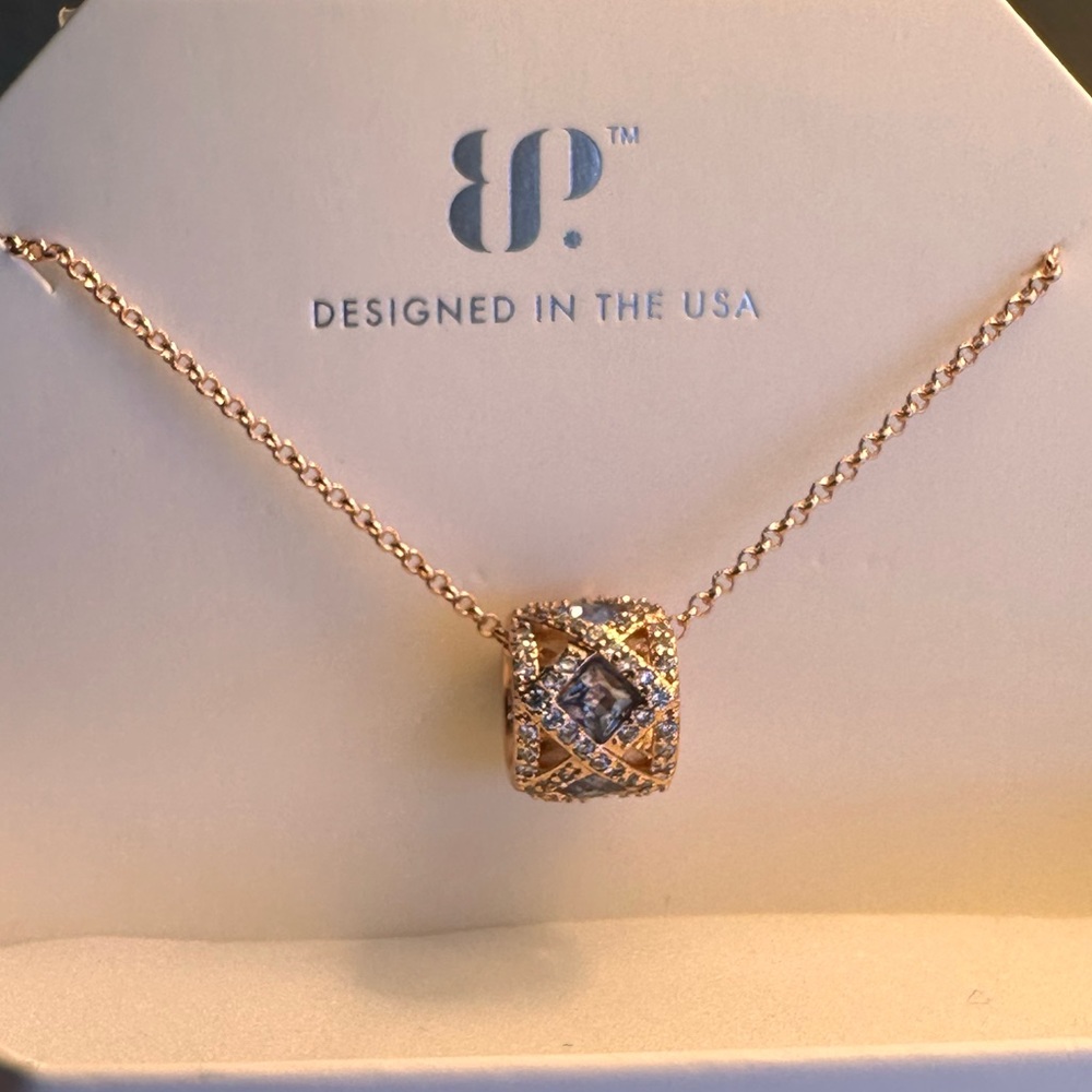 🌞PRICE DROP 🌞Blue Topaz | Bomb Party | Rose Gold | Necklace | November 2023